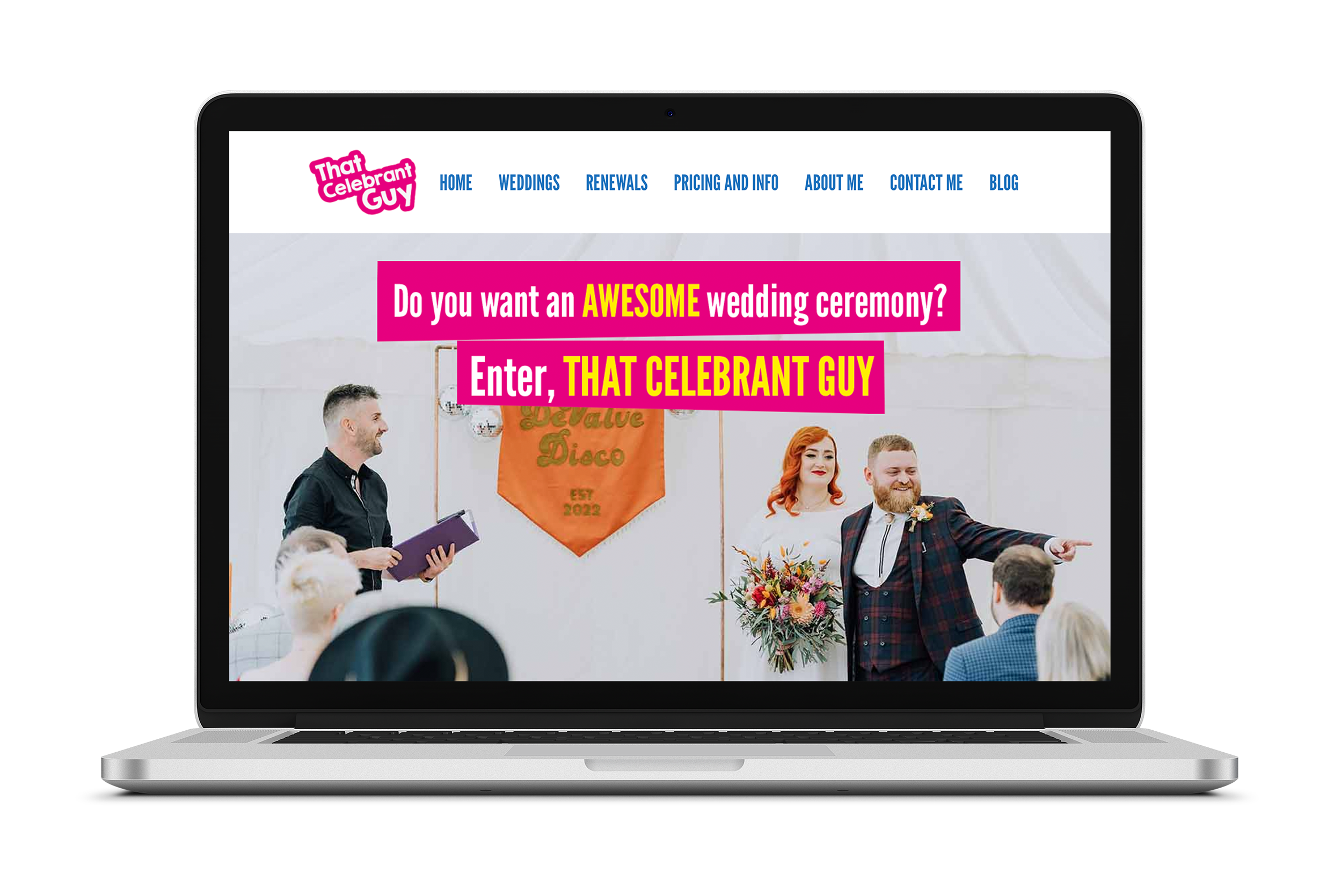 That Celebrant Guy Website Design